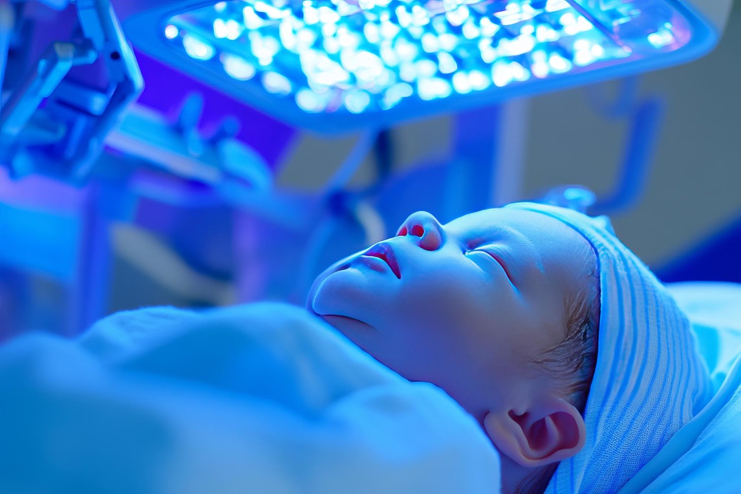 Phototherapy treatment for newborn jaundice